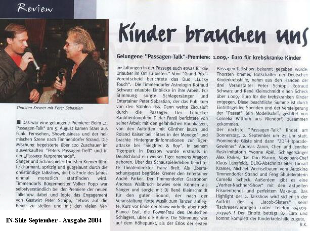 IN-Side September - Ausgabe 2004
